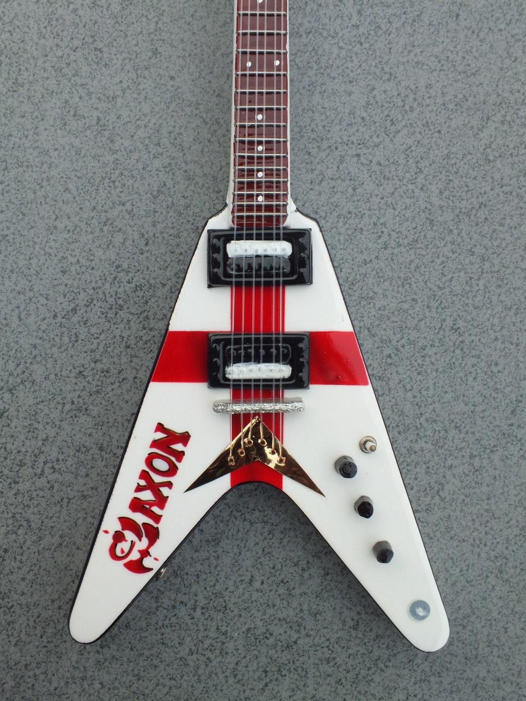 Doug Scarratt Saxon Miniature Guitar Etsy