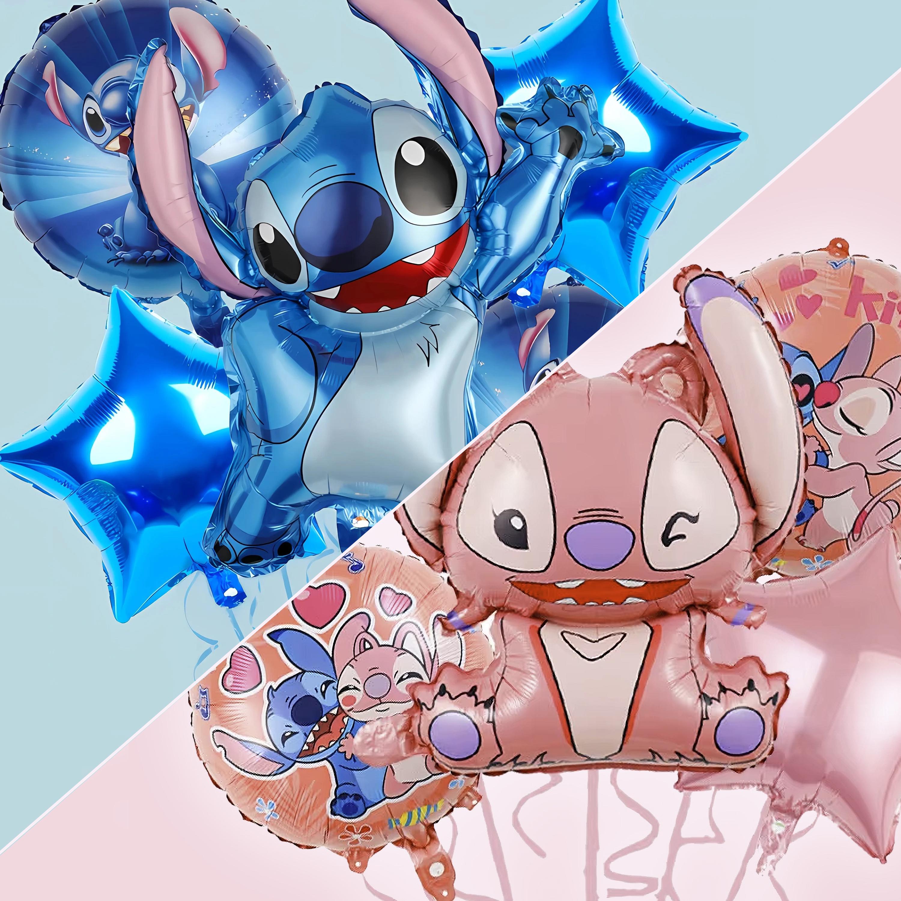 Lilo and Stitch, Angel Hot Air Balloon Lilo Stitch Angel 5x Balloons - Birthday Party Multi Pack - Etsy main image 2