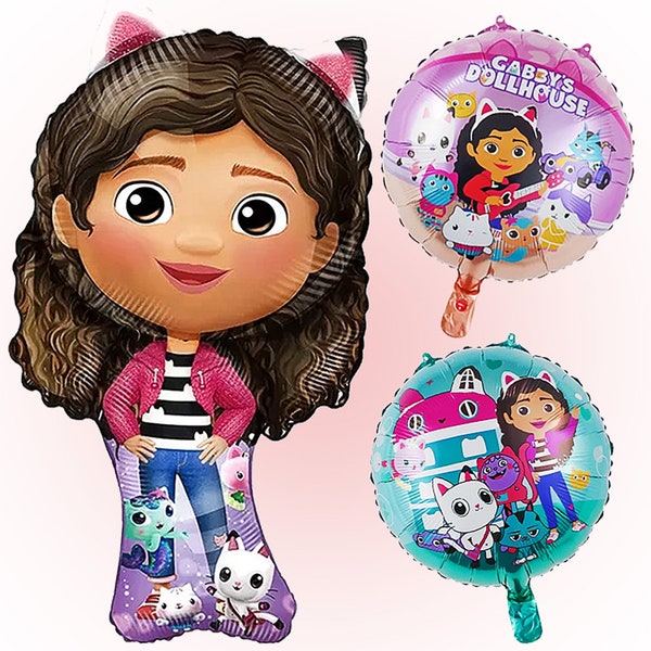 Gabbys Dollhouse Cat Ears Balloons - Birthday Party Multi Packs