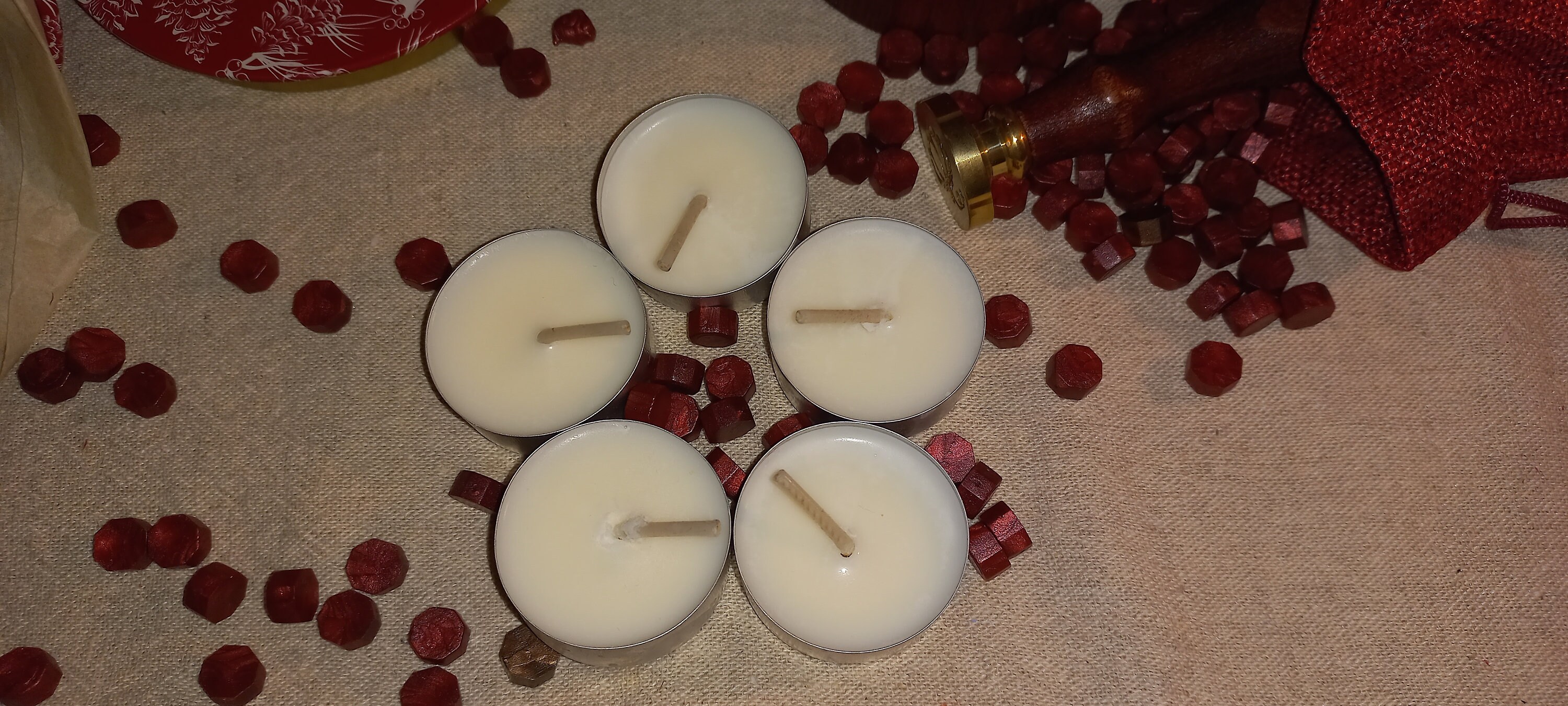 Pack 5 Bougies Chauffe Plat - Cire de Soja