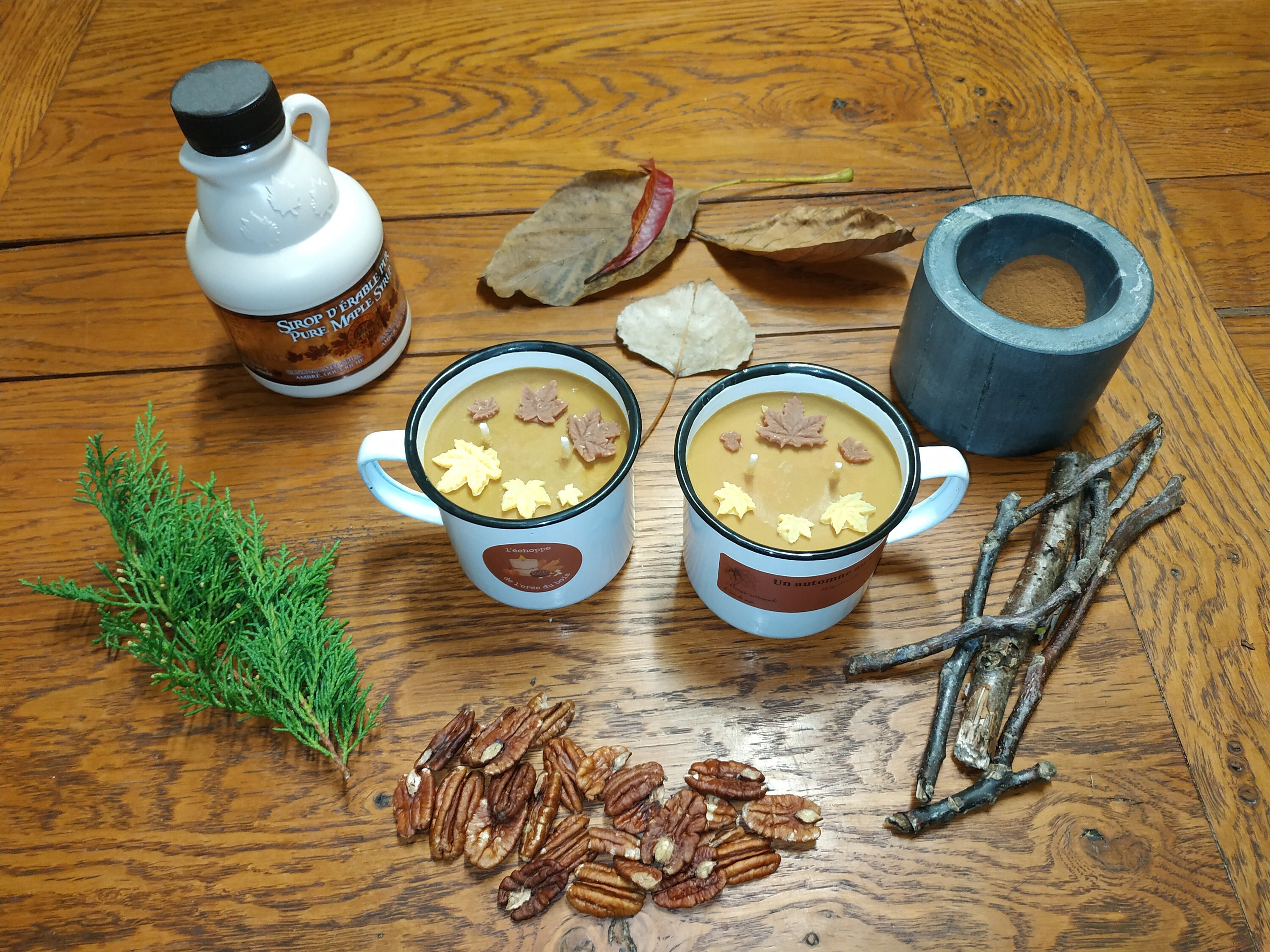 Un Automne Au Canada - Une Bougie Grand Format