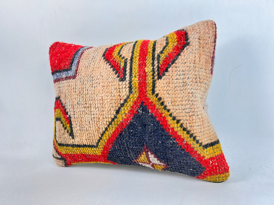 Handwoven Pillow Couch Pillow Turkish Rug Pillow Ethnic Etsy