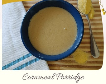Cornmeal Porridge Jamaican Breakfast Porridge Baby Transition