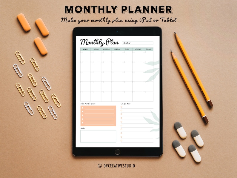 Editable Daily Planner, Weekly Planner, Monthly Planner Bundle | 24 ...