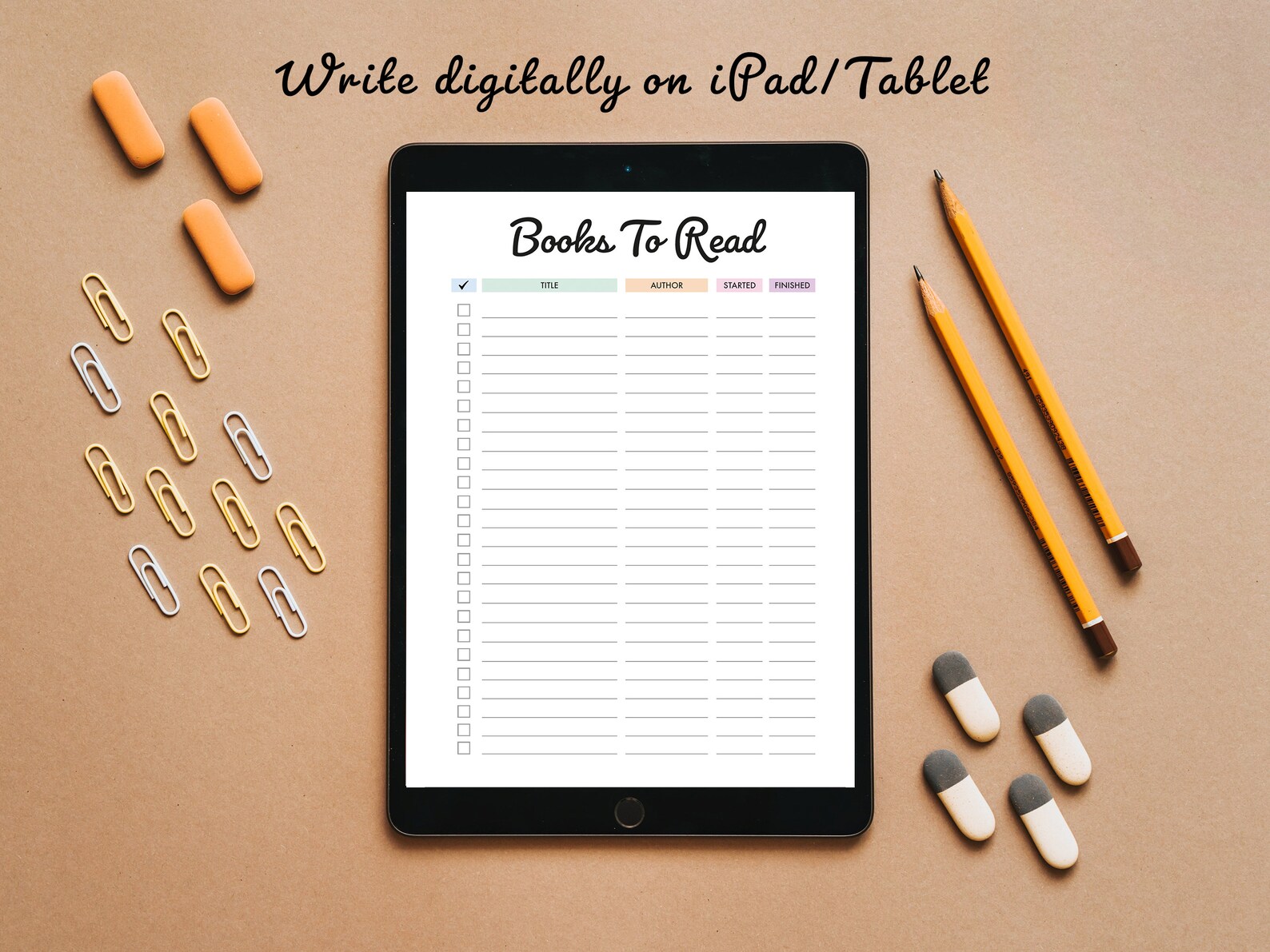 Editable Book Tracker | Printable | Books to Read | Reading Tracker ...