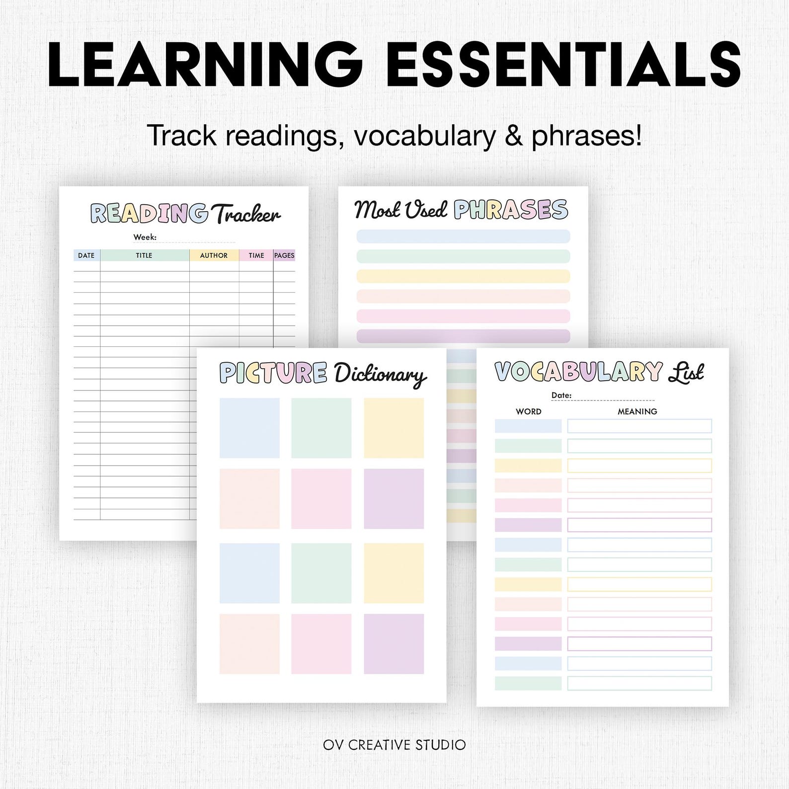 Editable School Planner for Kids 2025-2026, Printable, Digital PDF ...