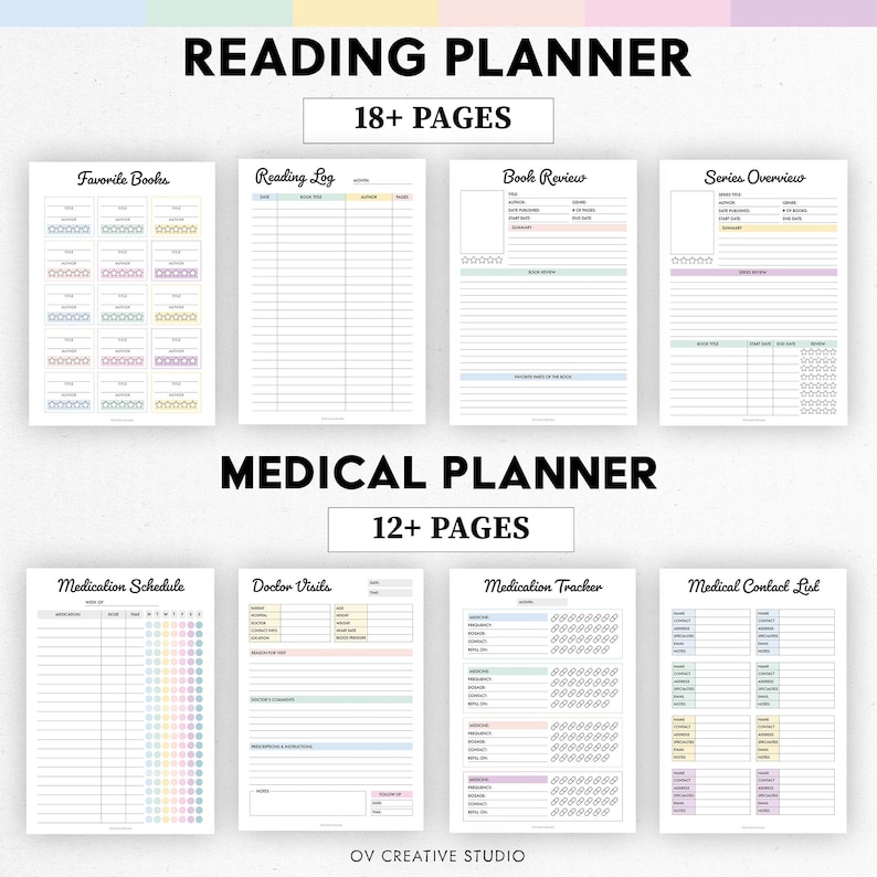Life Planner Bundle | Printable, Digital PDF | Home Management | All in ...