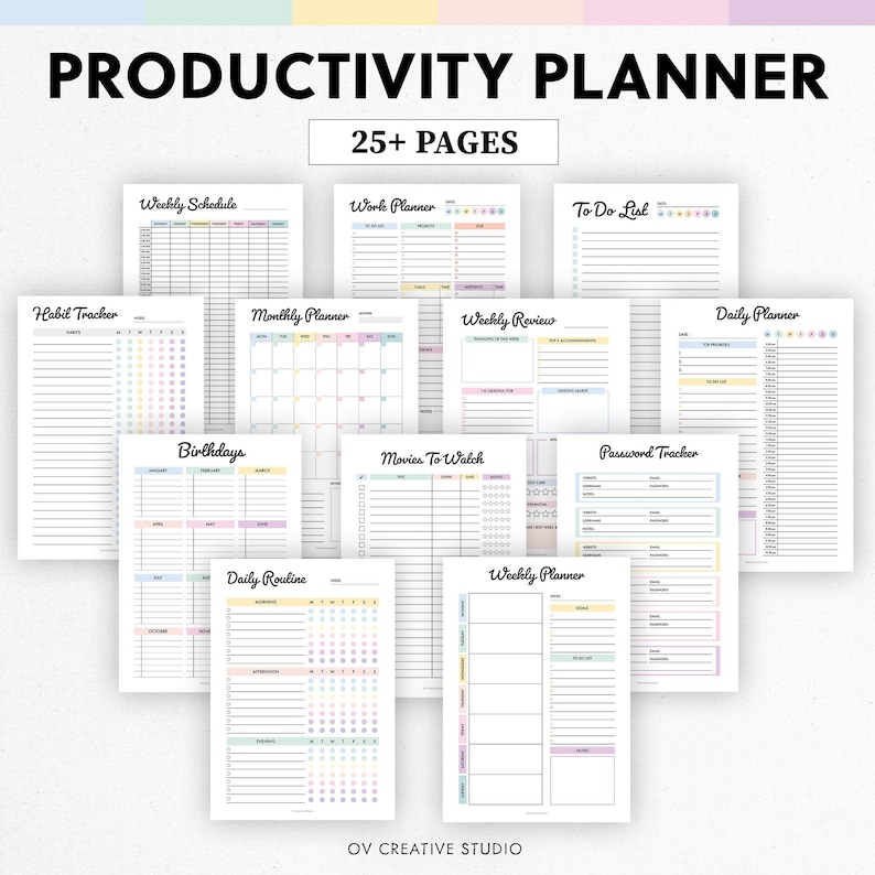 Life Planner Bundle | Printable, Digital PDF | Home Management | All in ...
