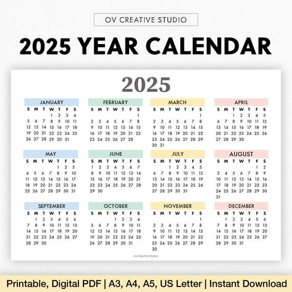2025-year-calendar-printable-year-at-a-glance-digital-download-2025-annual-calendar-yearly-planner-yearly-tracker-wall-calendar-etsy