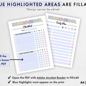 Homeschool Planner Bundle | Printable, Digital | Daily Planner, Weekly ...