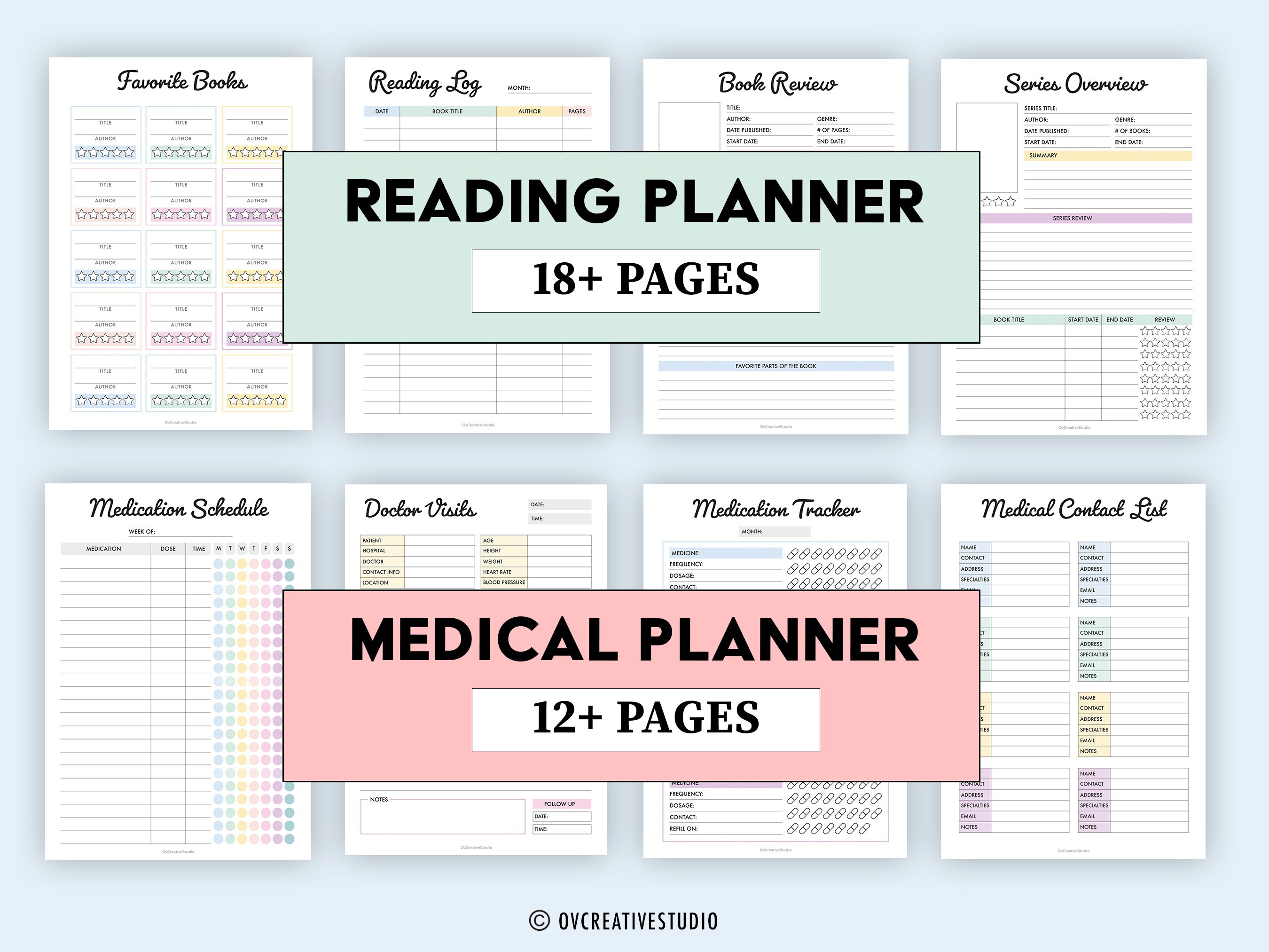 Life Planner Bundle Printable Digital PDF Home Management - Etsy Australia
