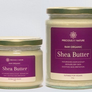 Raw organic shea butter unrefined / stretchmark cream / dry skin eczema relief / natural skincare / vegan skincare / body butter