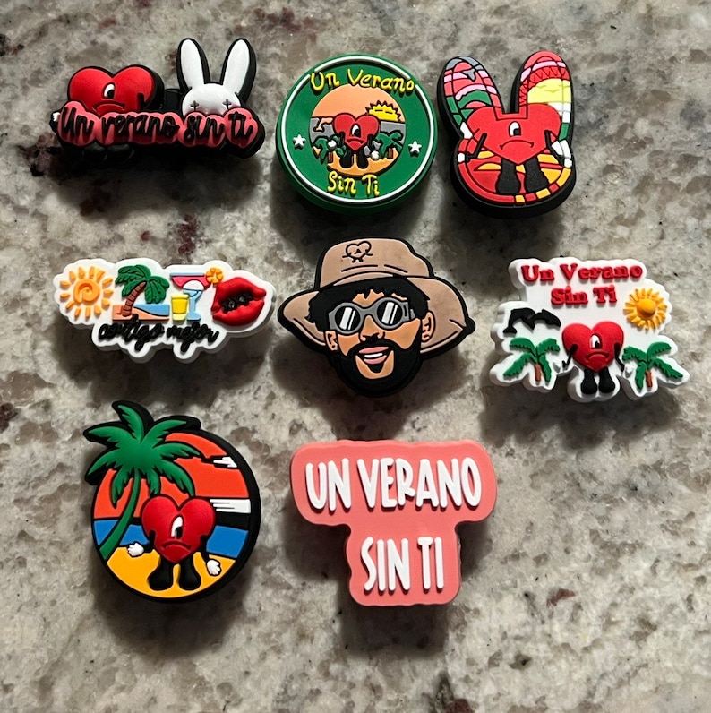 Bad Bunny UVST Croc Charms Etsy