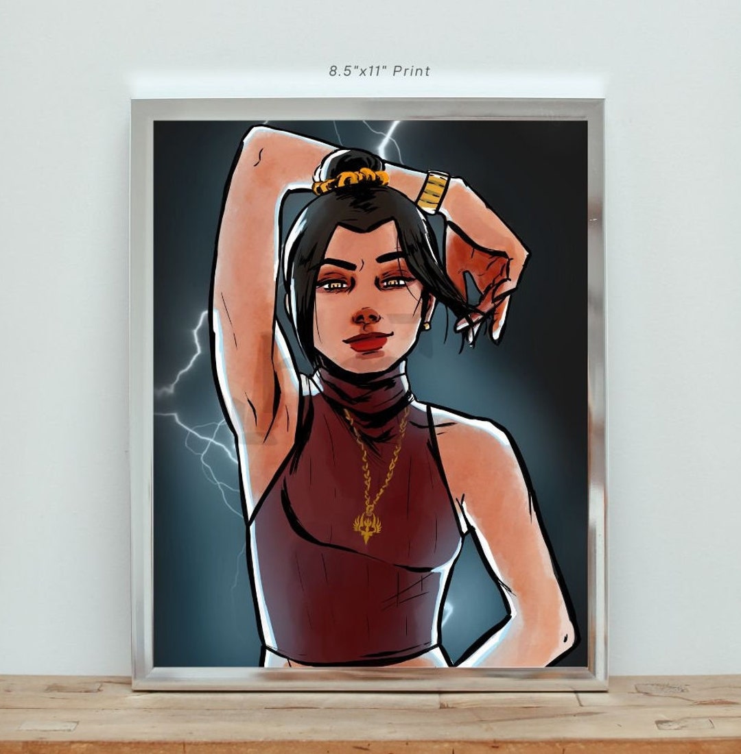 Azula Print - Etsy