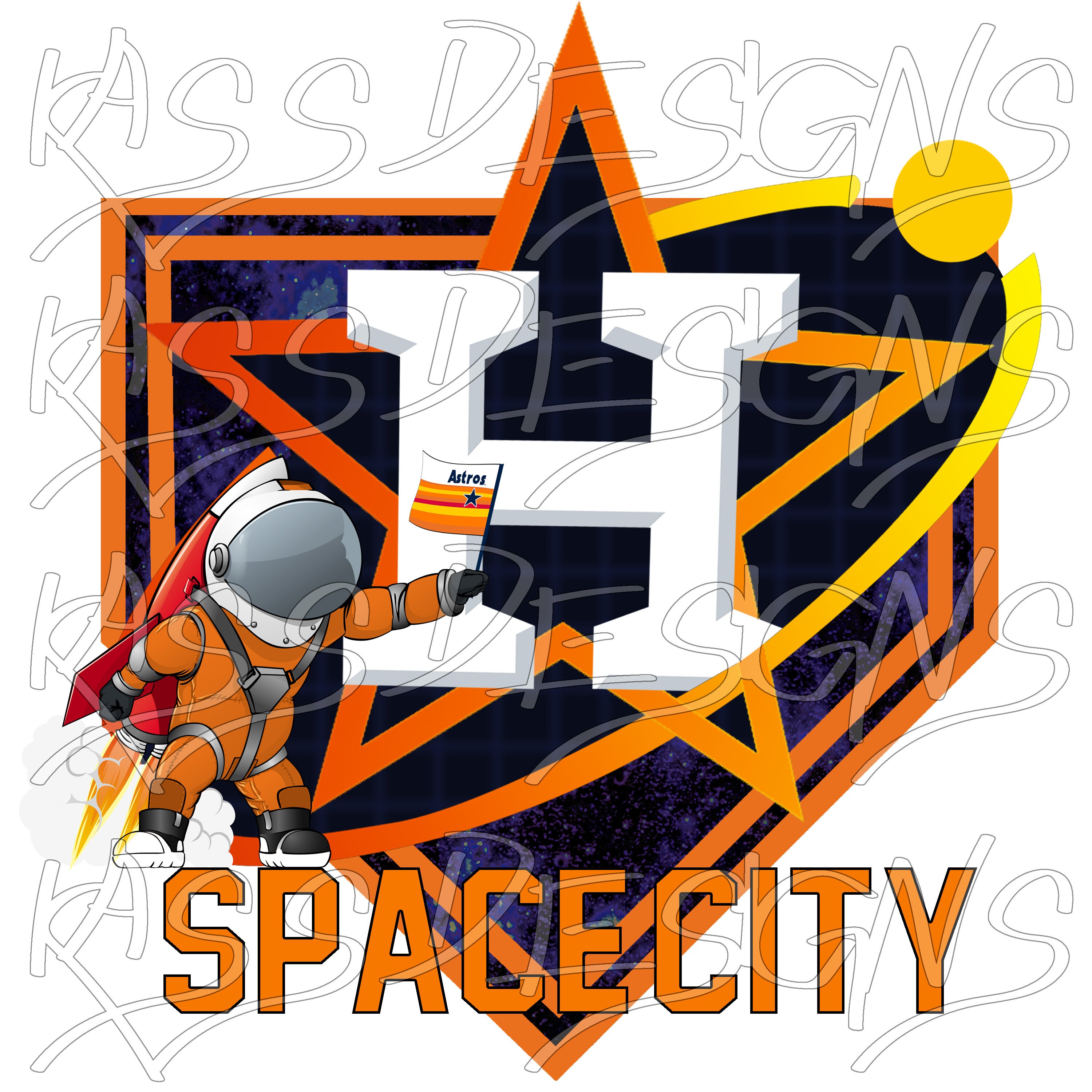 Astros Houston H Space City Baseball Flag Shirt Designs Png Etsy