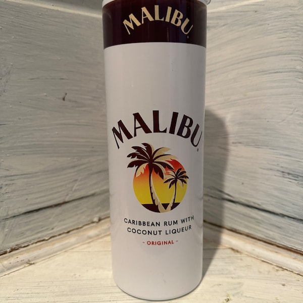 Malibu Rum Glasses Etsy