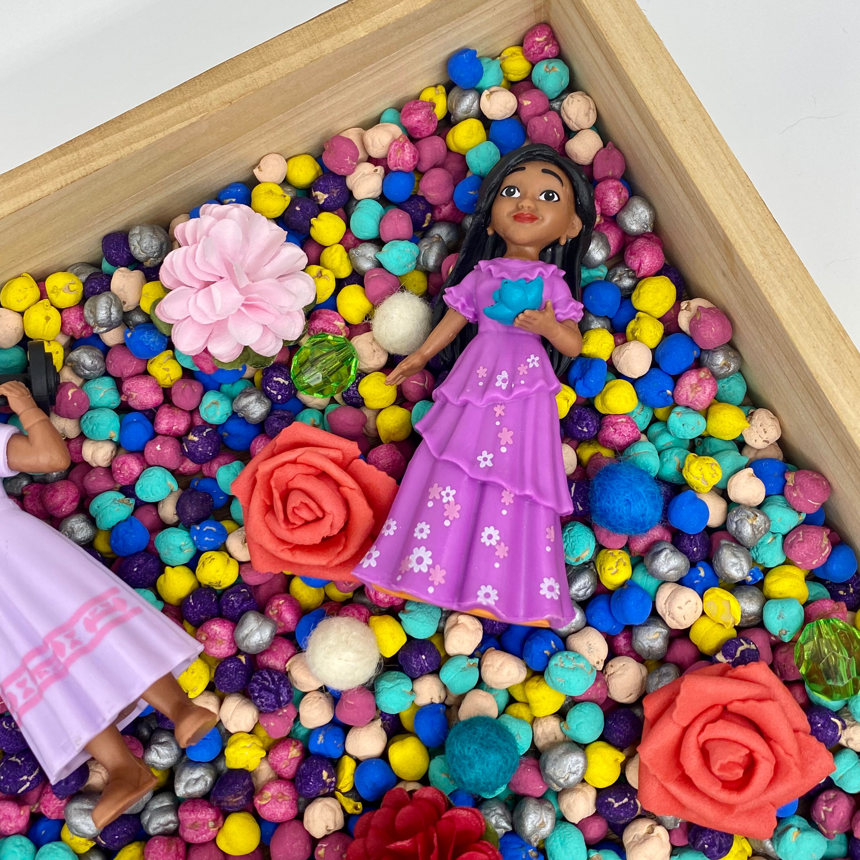 Encanto Inspired Sensory Bin Kit, Encanto Birthday Gift, Rainbow Bin