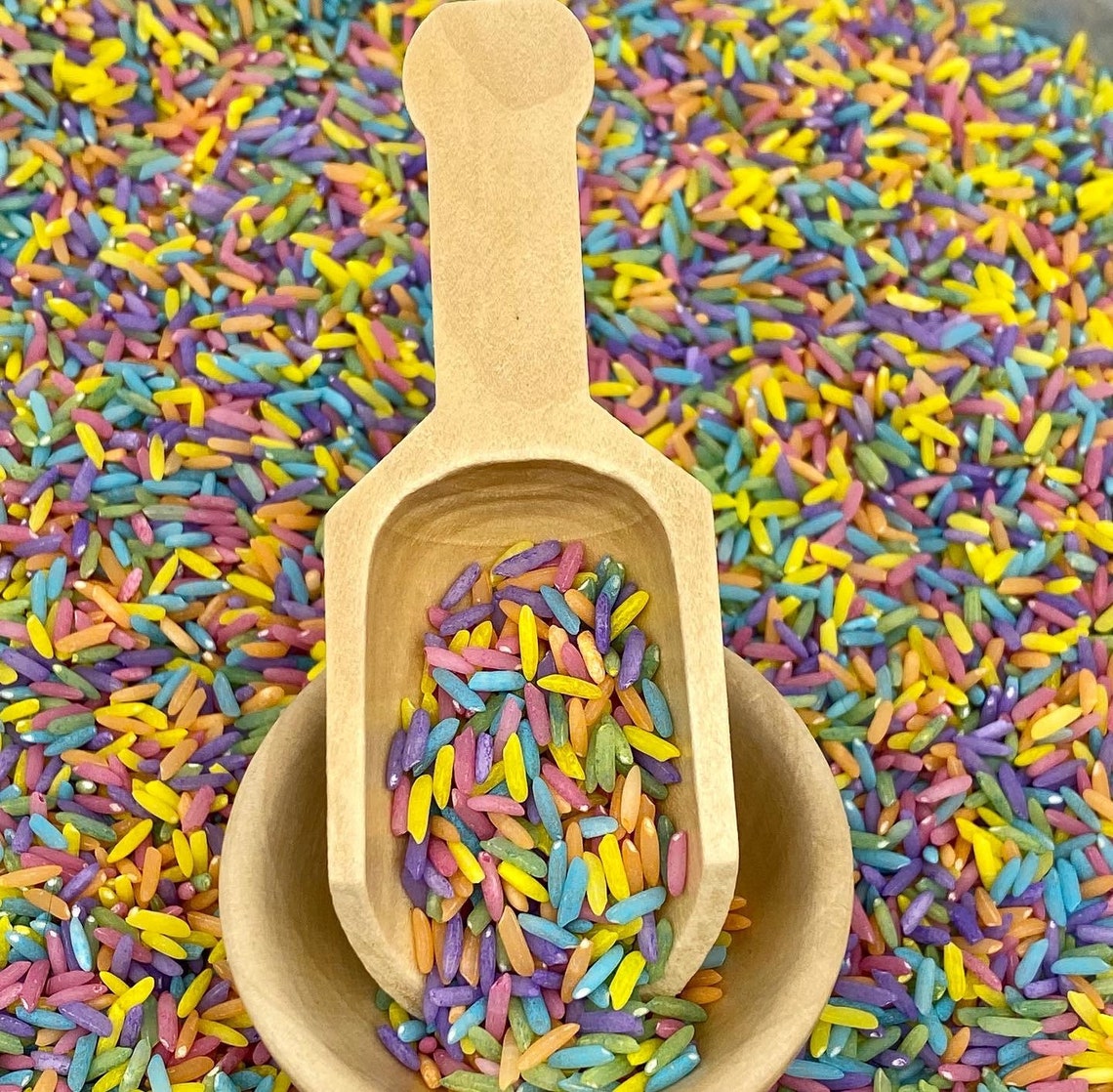 Sensory Rice, Sensory Bin Filler, Coloured Rice, Rainbow Rice, Rice