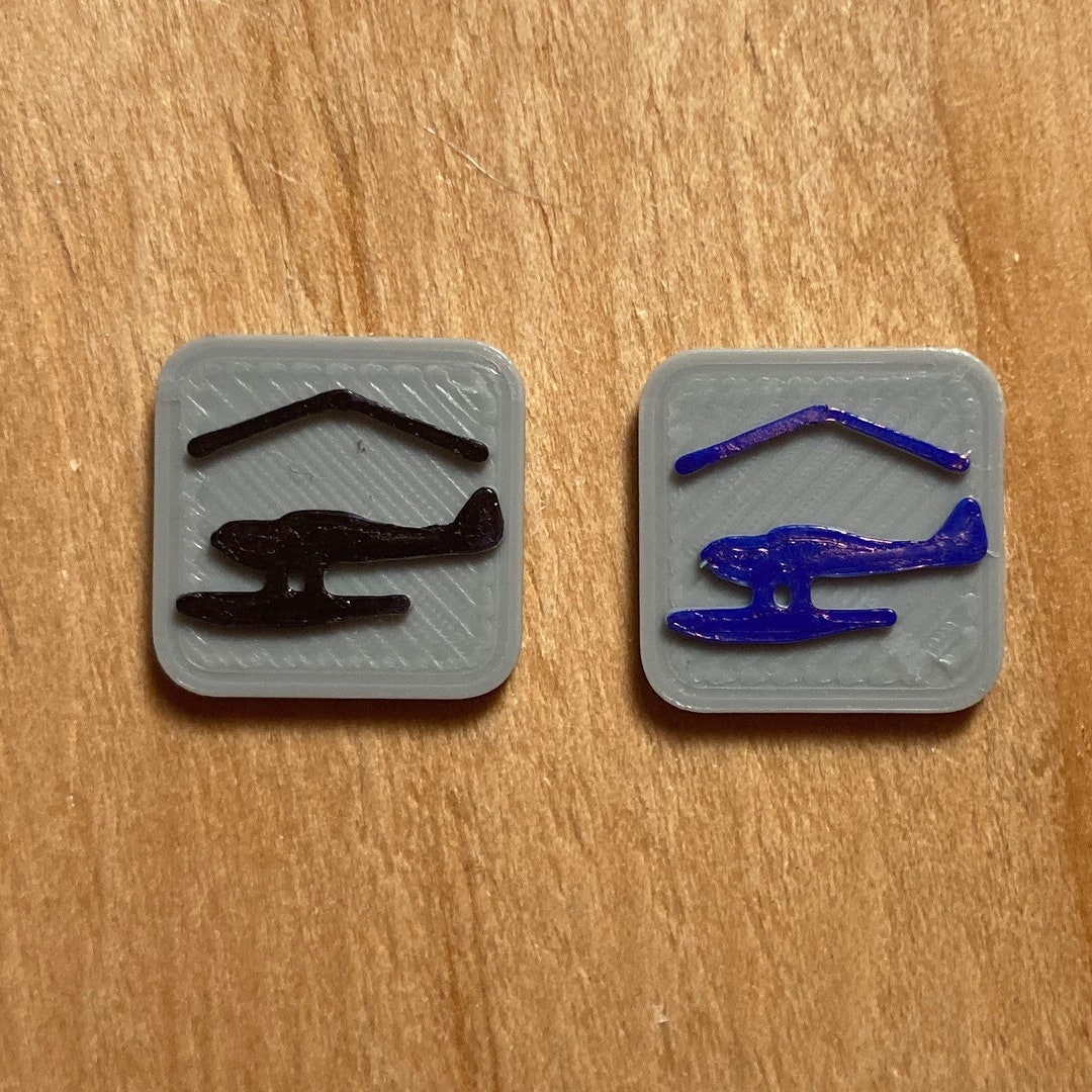 QTY 10x Seaplane Base Tokens for Axis and Allies, Global War, and Other