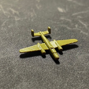 QTY 4x US B-25 Mitchell Medium Bomber miniatures - for tabletop board games like Axis and Allies
