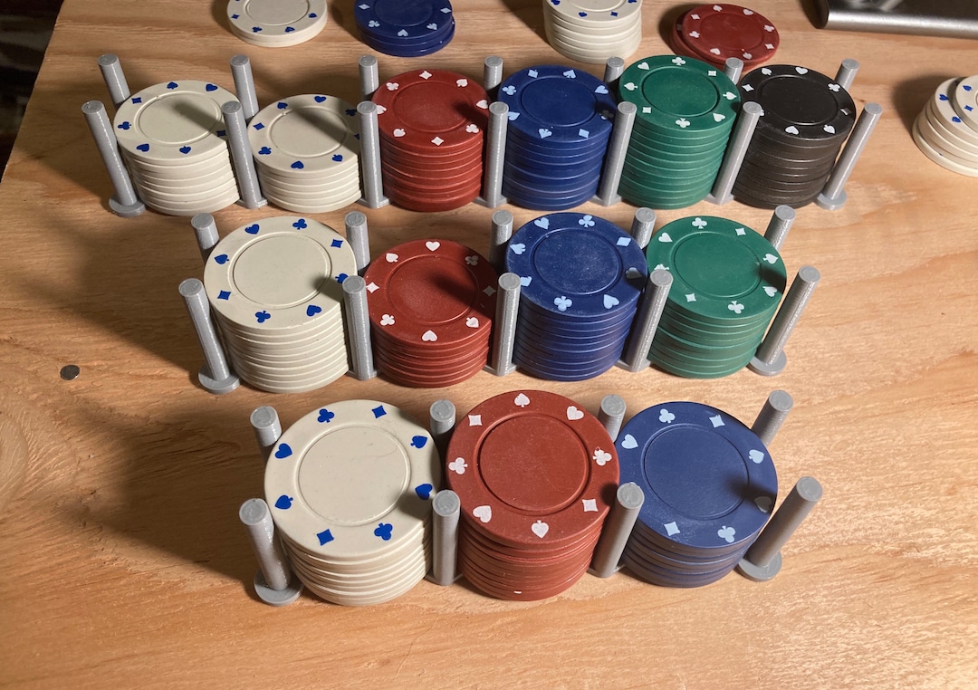 Standard 39mm Poker Chip Holders 3 Sizes Hold up to 72 Chips More