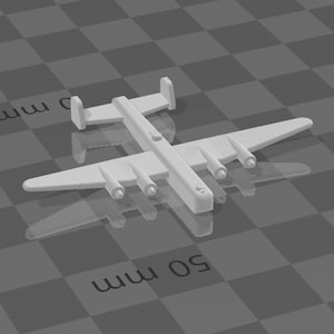 Download: German Luftwaffe He-277 ‘Amerikabomber’ Heavy Strategic Bomber miniature STL model - for tabletop board games like Axis and Allies