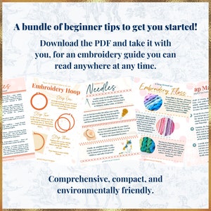 Embroidery for Beginners Step by Step Guide to Hand Stitching - Etsy