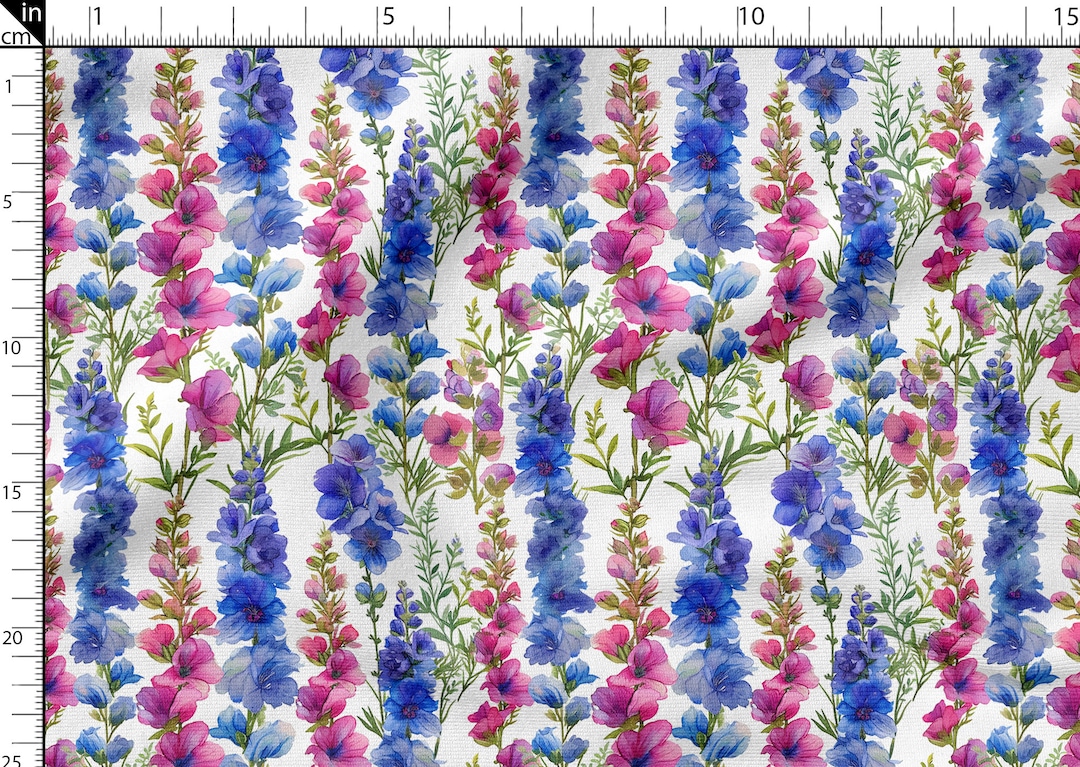 Spring Flowers Cotton Fabric 100%, High Quality Fabric Eco-print ...
