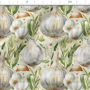 Garlic cotton fabric 100%, High Quality Fabric Eco-print, garlic fabric - by The 1/2 Yard