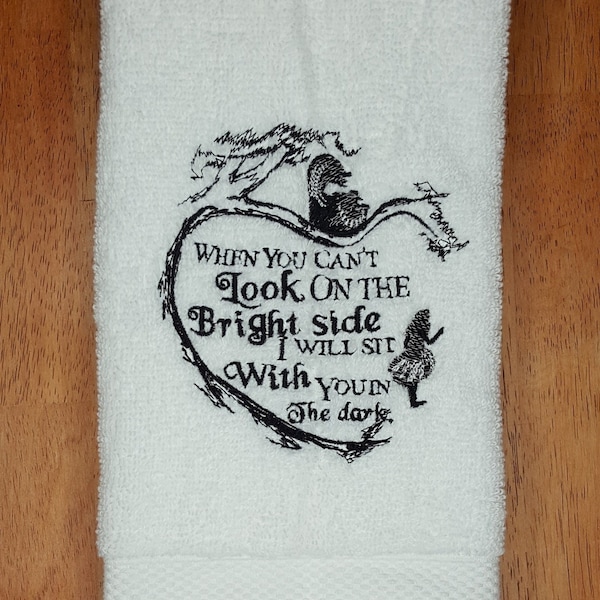 If You Cant Look on the Bright Side I Will Sit With You in the Dark Etsy