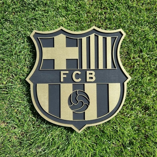 Logo du club de football du FC Barcelone comme décoration murale