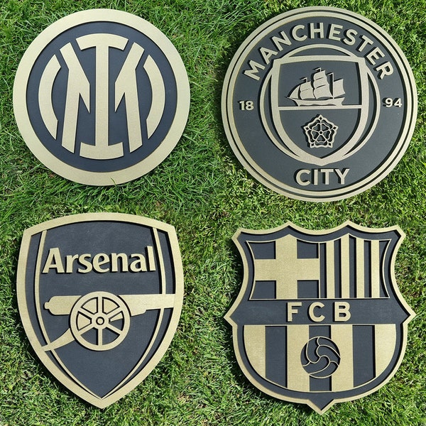 Your sport team crest logo as a wall decoration