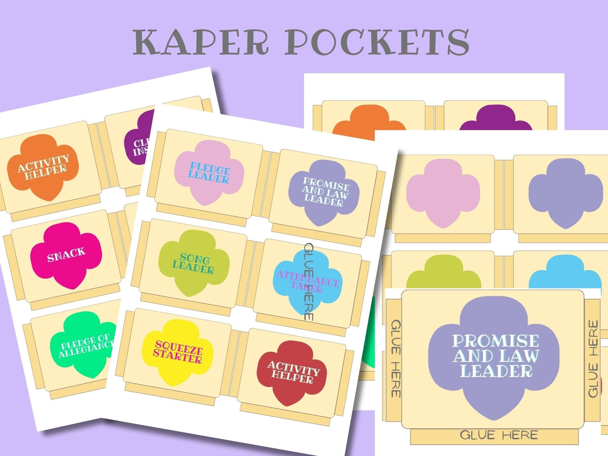 Editable Girl Scout Kaper Chart Juniors Troop Leader - Etsy