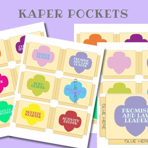 Editable Girl Scout Kaper Chart, Muiti Leveled, Troop Leader, Meeting ...