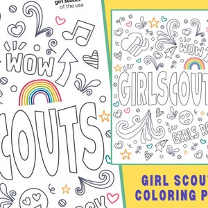 Girl Scout Coloring Page