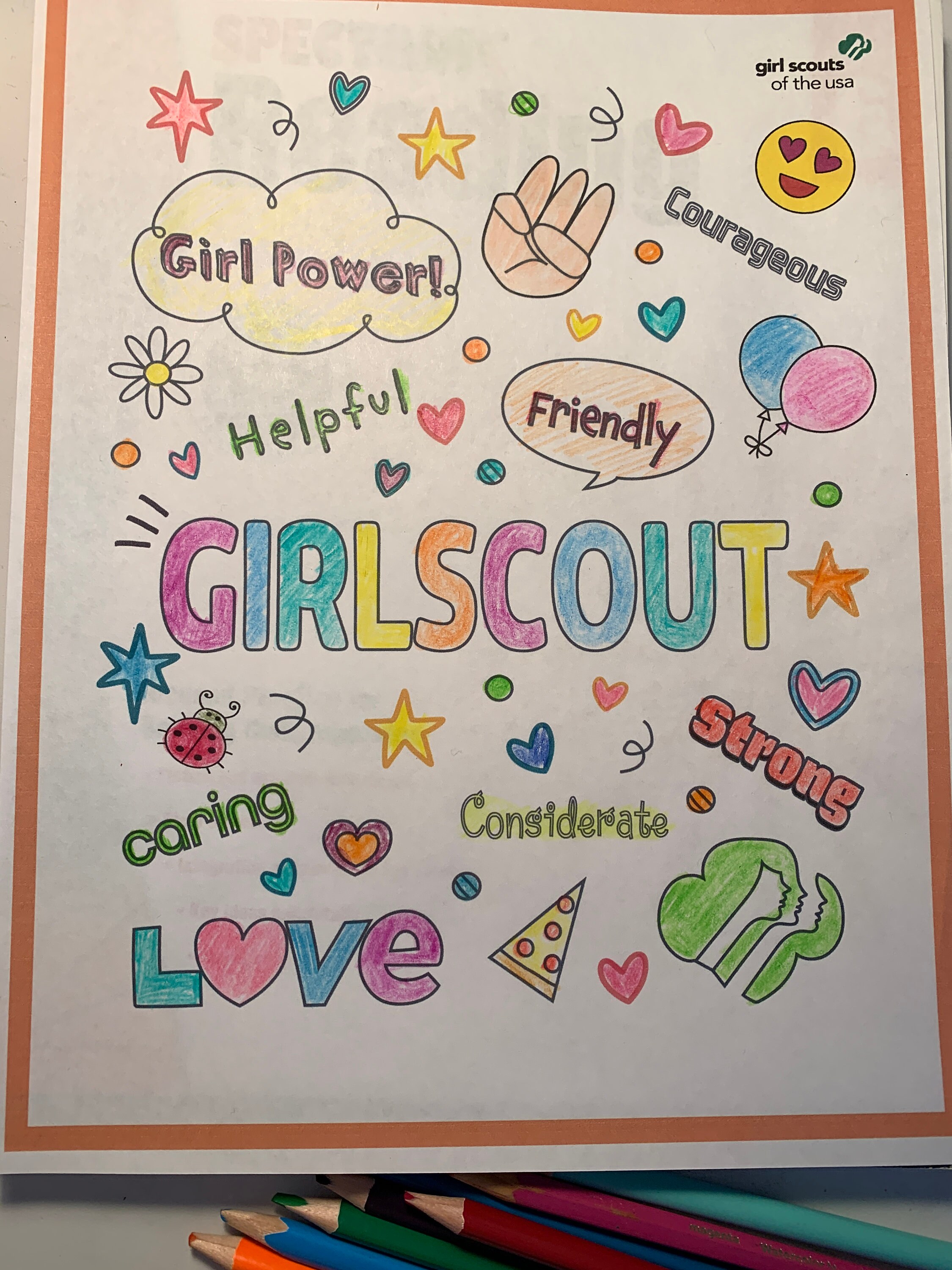 Girl Scout Coloring Pages | Digital Download | Printable | Daisy ...