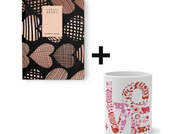 Limited Love Journal + Color Changing Mug Bundle | Journal for Adults |Limited edition Valentine’s Day journal |Coffee Mug and Journal Combo