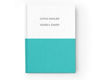 Ice & Sea Colorblock Journal | Journal for Adult | Personalized Journal | Custom Gifting Journal | Personalized Journal for Gifting