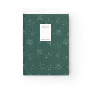 Smaragd Holly Journal | Tagebuch für Erwachsene | Tagebuch | Personalisiertes Journal | Tagebuch | Personalisiertes Tagebuch zum Verschenschen