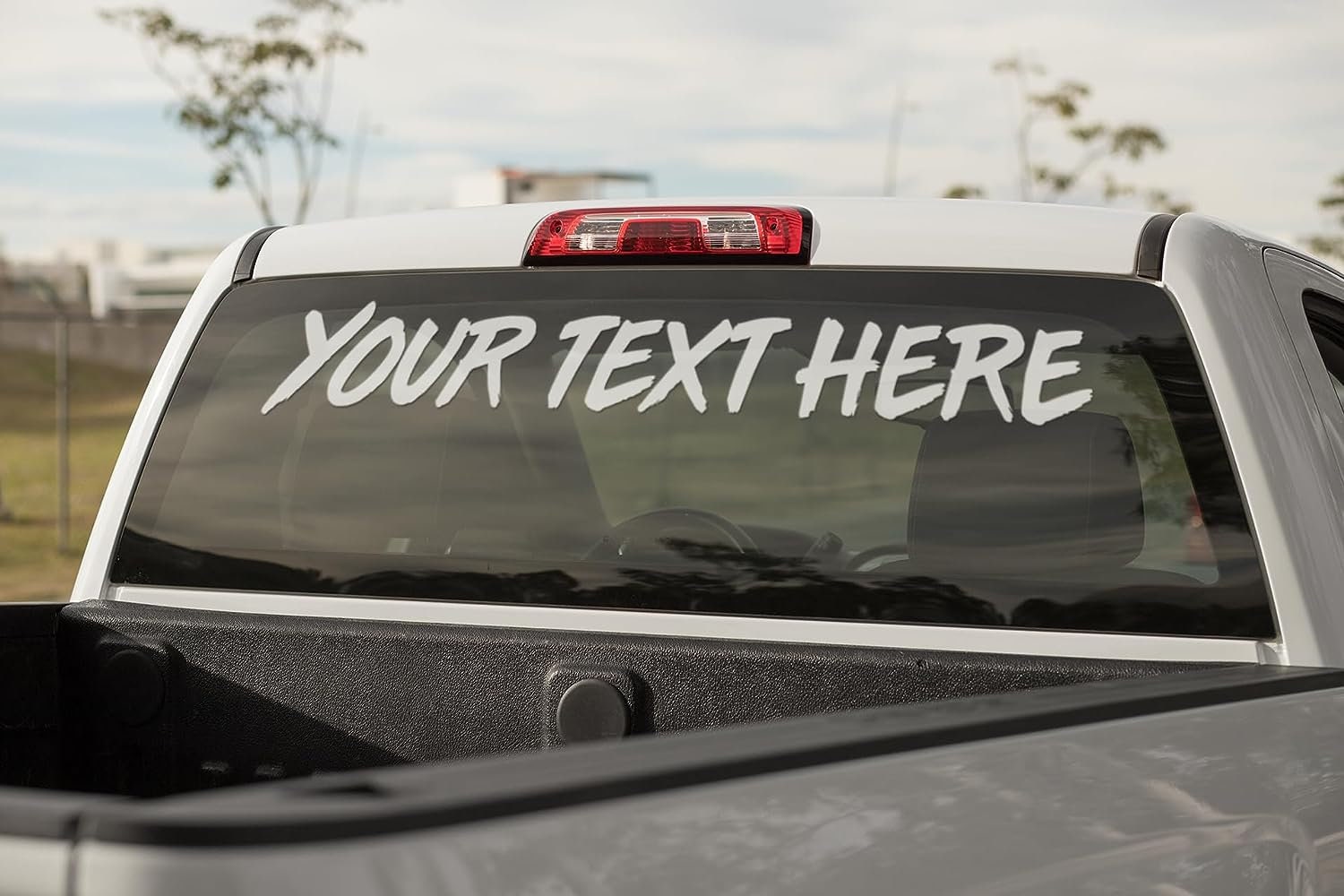 CUSTOM Vinyl Car Windshield Banner Design Your OWN Text, Size, and