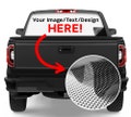 CUSTOM Rear Car Window 60/40 Perforated Decal - CUSTOM SIZE - One-Way Window Sticker Film - Waterproof, Weatherproof, and Durable Adhesive!