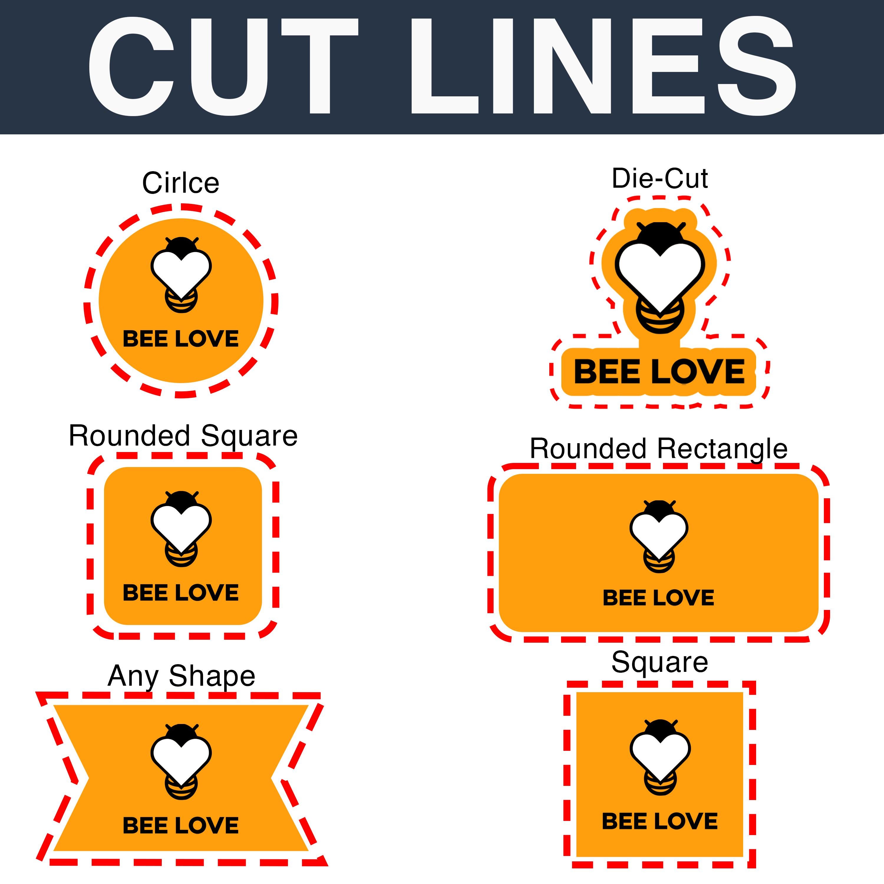 Custom Gold Mirror Sticker Labels - Design Your Own Waterproof Vinyl ...