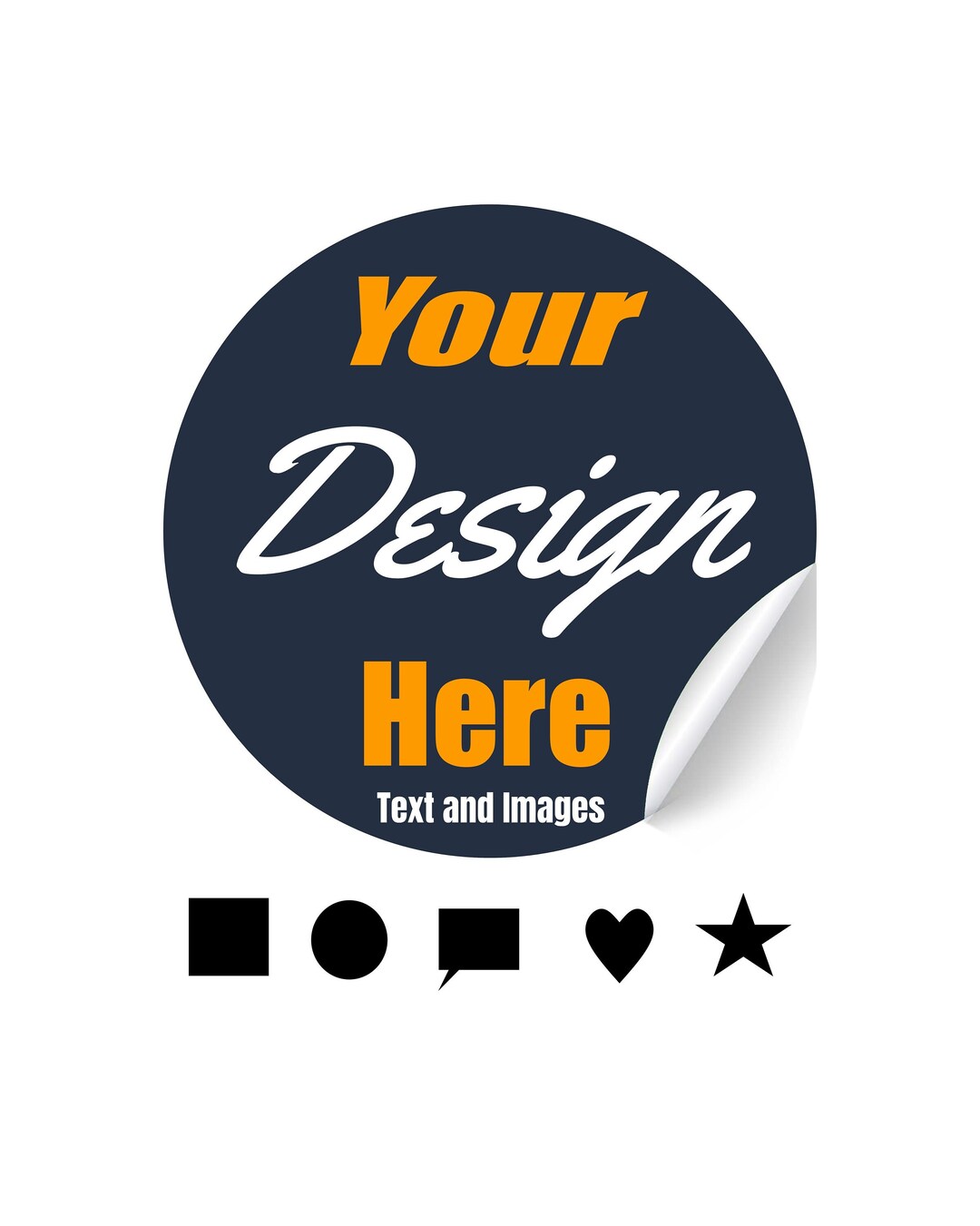CUSTOM Labels for Business, Branding, Packaging, Social Media, Text ...