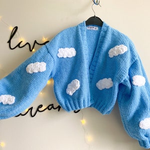 Cloud Knit Cardigan | 100% handmade |Oversize Cardigan  | Handmade Sweater for Women | Chunky Knitt Cardigan | Valentine’s Day Gift For Her
