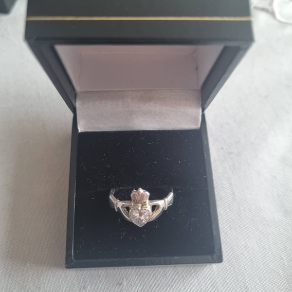 Sterling Silber Claddagh Ring