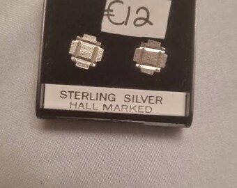 Sterling zilveren stud oorbellen