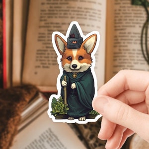 Cute Corgi Sticker, Corgi Sticker