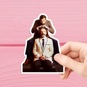 David Tennant and Michael Sheen Sticker Waterproof Sticker