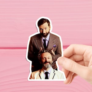 David Tennant and Michael Sheen Sticker Waterproof Sticker