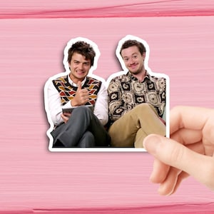 Joseph Quinn and Joe Keery Sticker Waterproof Sticker